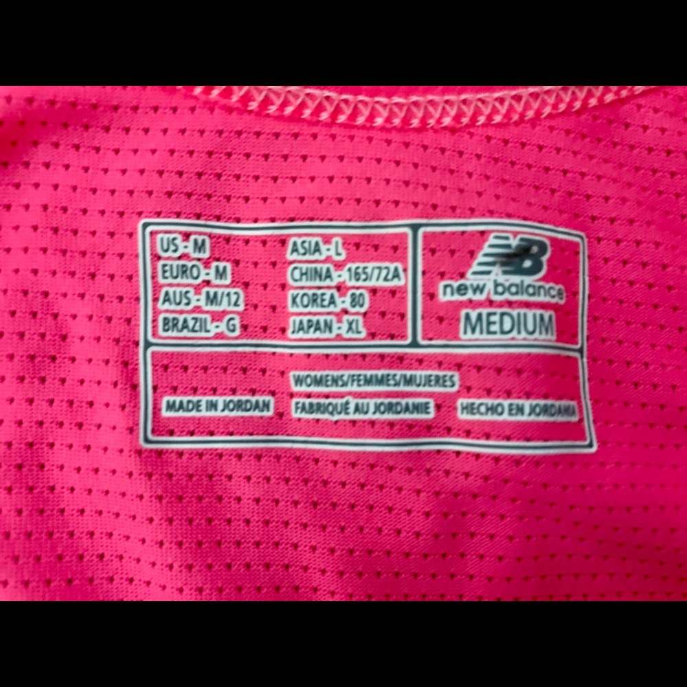 New Balance | Bright Pink Racerback Tank - Picture 2 of 3